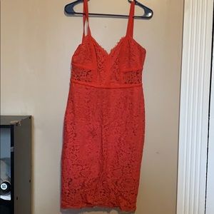 Coral dress